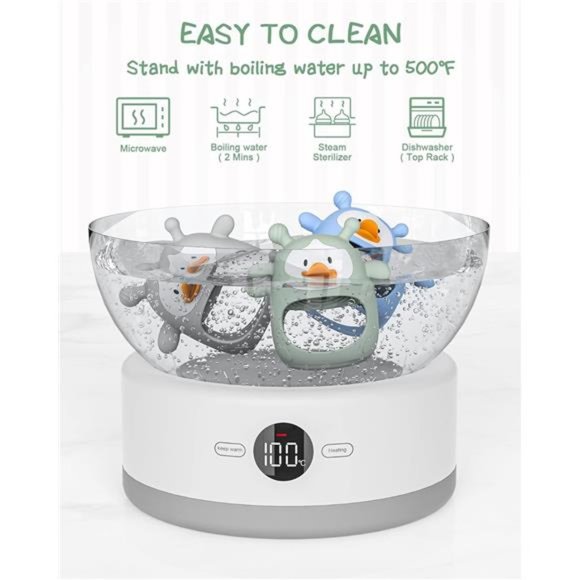 【3 Packs】 Teething Toys for Babies 0-6 Months, Never Drop Silicone Baby Teether, - Picture 4 of 6